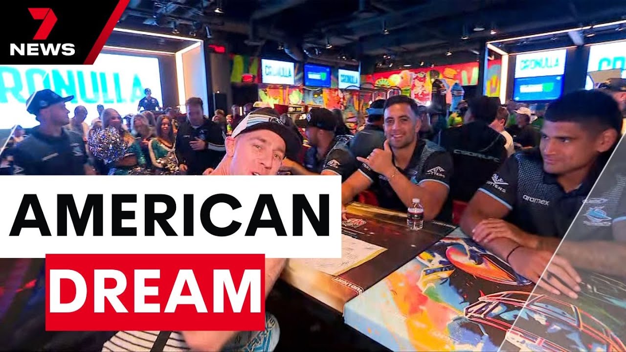 Ten of thousands of Aussie footy fans flock to Las Vegas ahead of the NRL season | 7NEWS