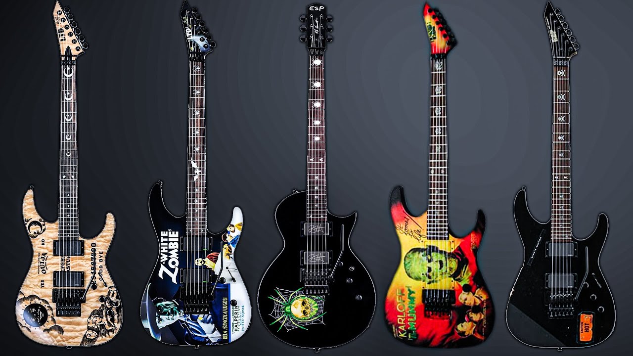 All Kirk Hammett's KH Model Guitars Collection 2025