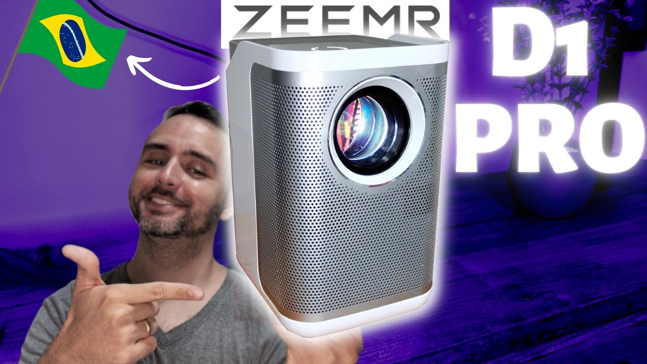 Que TOP 💙 Projetor Zeemr D1 PRO no BR!