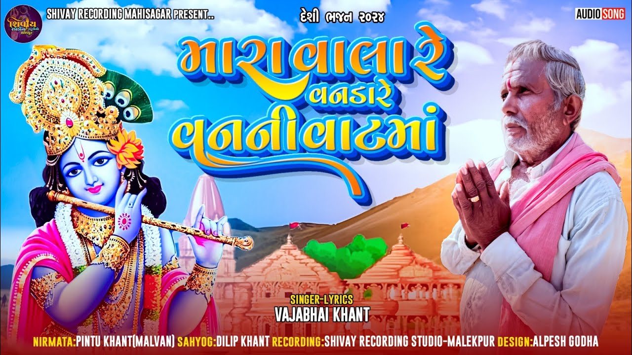 VAJA BHAI KHANT DESHI BHAJAN || મારા વાલા રે વનડા રે વનની વાટમાં 2024 @shivaystudiomahisagar4246