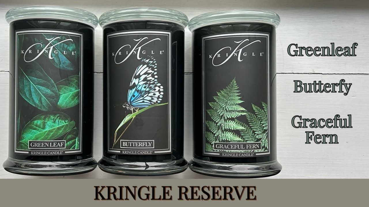Greenleaf 🌿 Butterfly 🌿 Graceful Fern 🌿 from Kringle Reserve candle first impressions