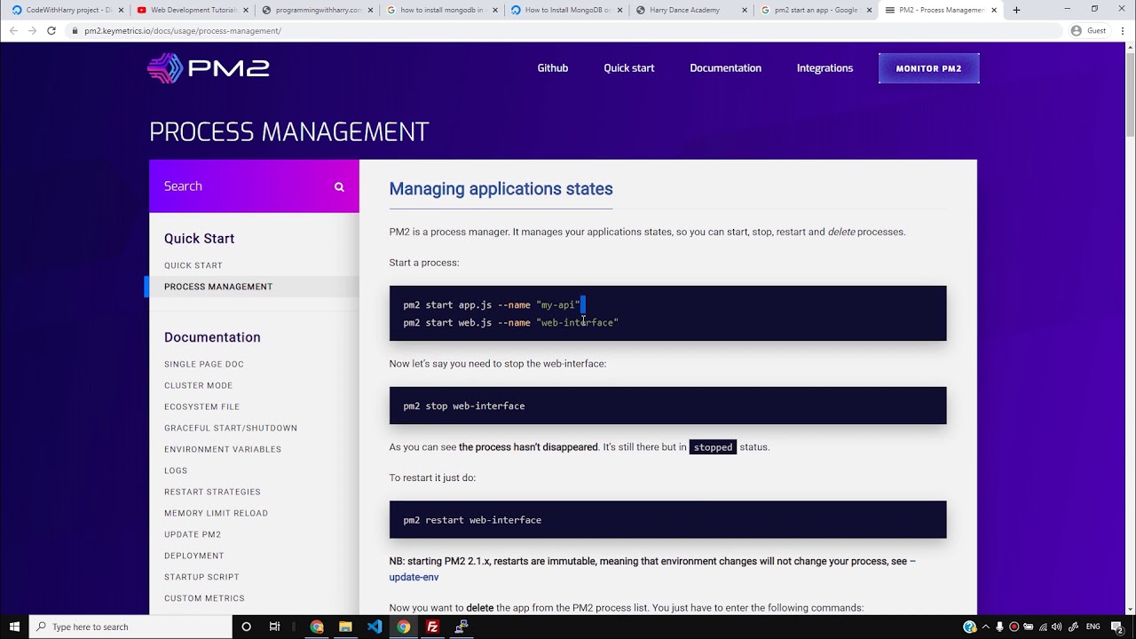 Installing MongoDb & Hosting our Dance Website on Ubuntu VPS | Web Development Tutorials #98