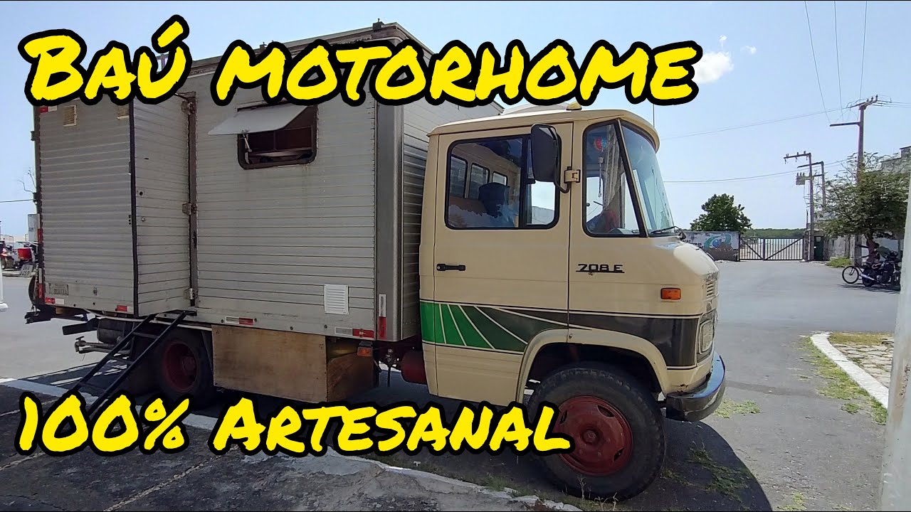 Conheça um Motorhome em Baú Mercedes 708