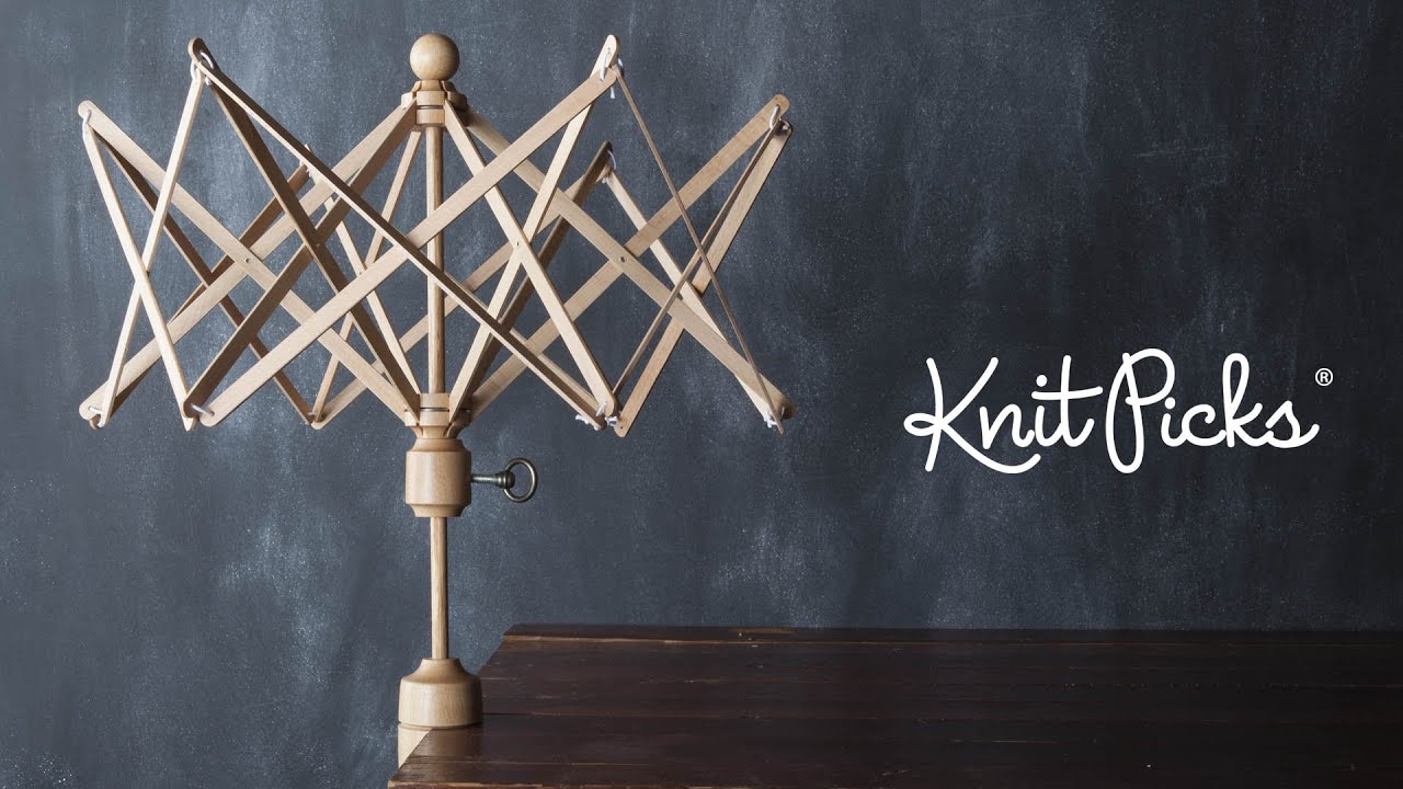 Knit Picks Yarn Swift Demo