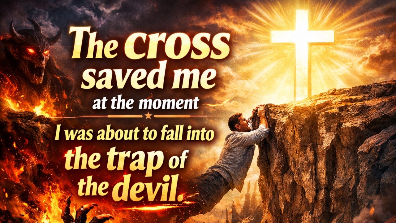 ✨“He Pulled Me Back in the Final Second — The Cross Saved Me from Satan’s Trap”🔥