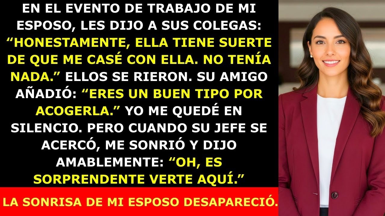 Mi Esposo Se Burló De Mí Ante Sus Colegas — Pero Cuando Su Jefe Dijo La Verdad, Todo Cambió