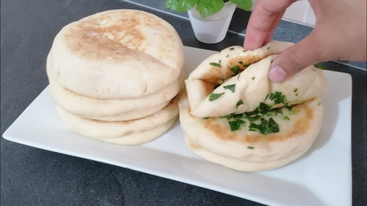Арабский хлеб - самый вкусный и легкий хлеб, который вы можете приготовить! Никакой духовки!