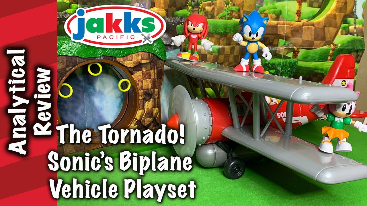 «Торнадо» — игровой набор в виде биплана Соника от Jakks Pacific!