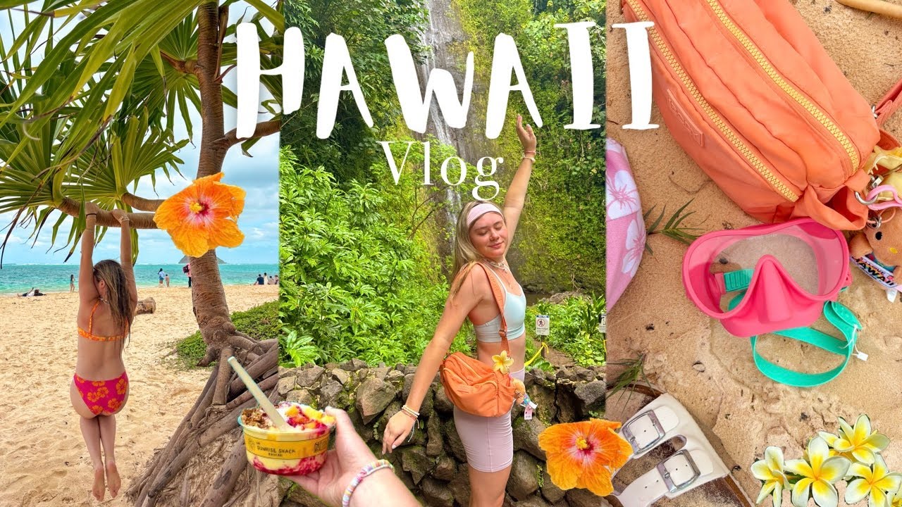 HAWAII VLOG: *exploring Oahu, hiking, swimming with turtles*