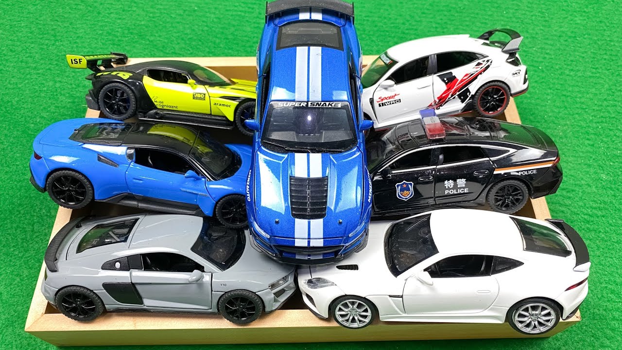 Box Full of Model Cars -Mazda Mx5, Koenigesgg Jesko, Lamborghini Scv12, Byd Yang Wang U8, Toyota Car