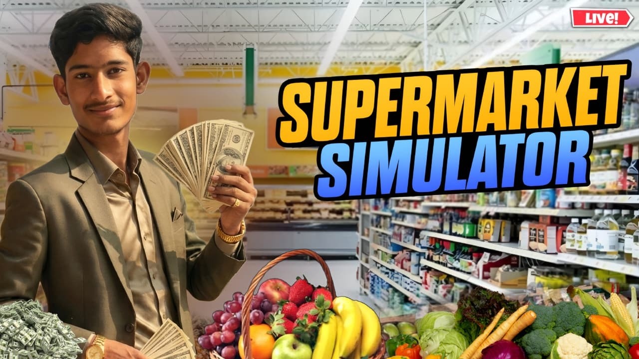 Supermarket Simulator LIVE 🔴 | Aaj Record Profit Nikalunga 💰 #live #shortslive