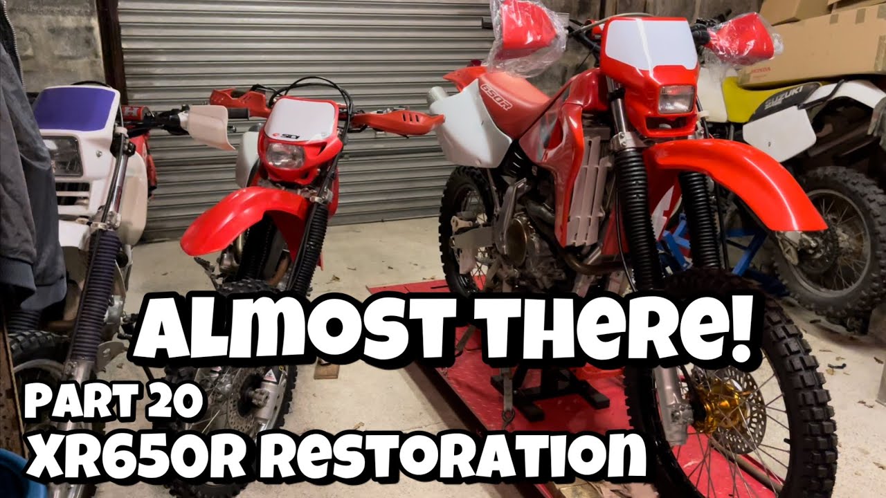 XR650R Restoration Part 20 | Almost there! | New parts | Honda XR | Dirt Bike