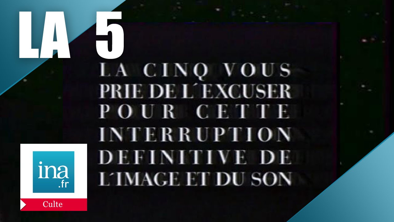 Culte : les derniers instants de La Cinq | Archive INA