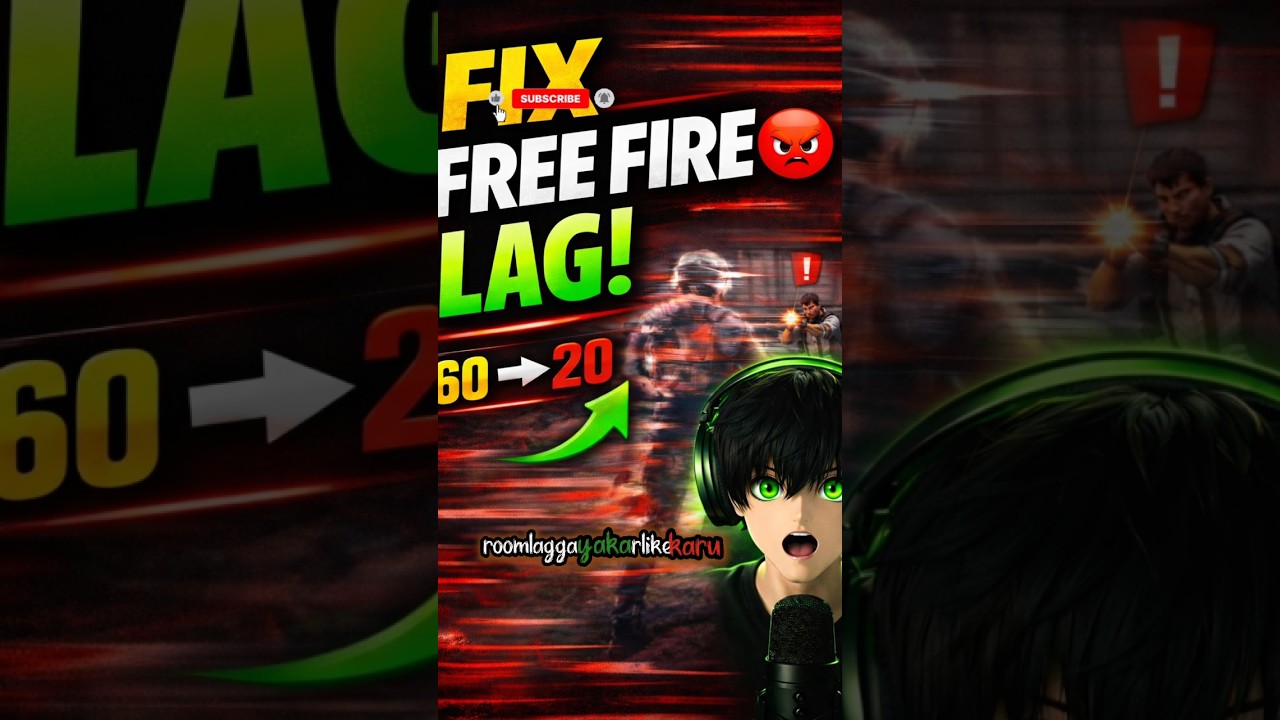 😡 Game Lag Fix in 1 Minute | Ping High? Frame Drop? 😱