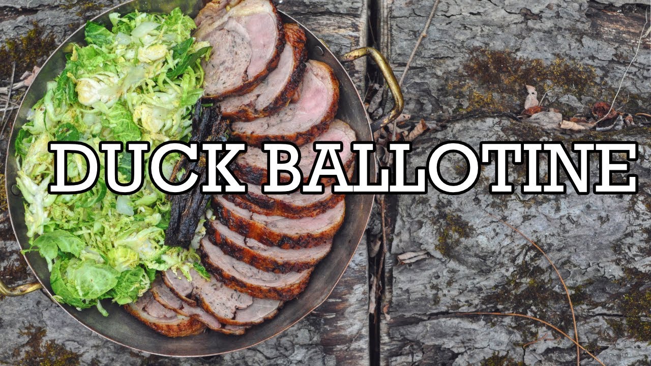 Thanksgiving Wood Fired Duck Ballotine