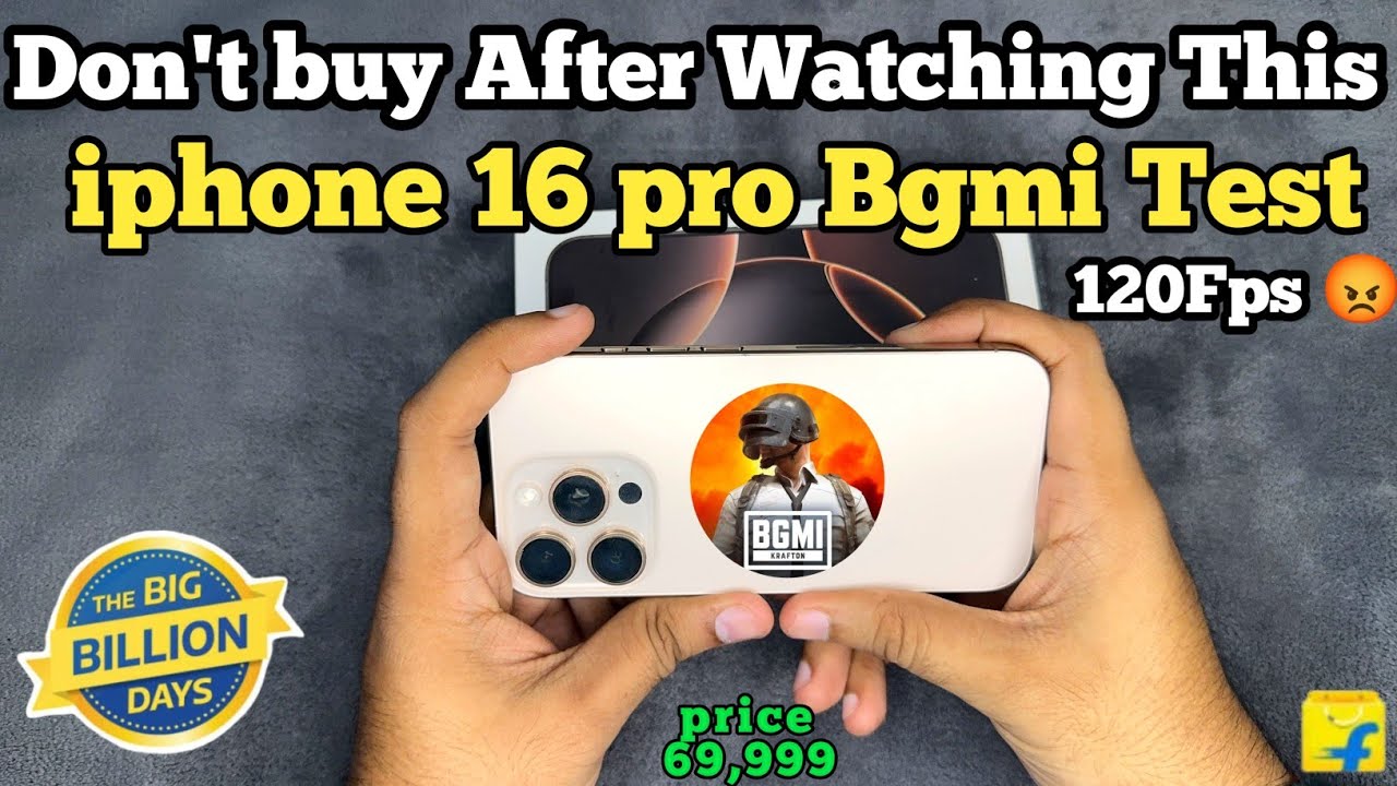 iphone 16 pro Bgmi test in 2026😱 120fps | BBD sale price 69,999 Buy or Not ?