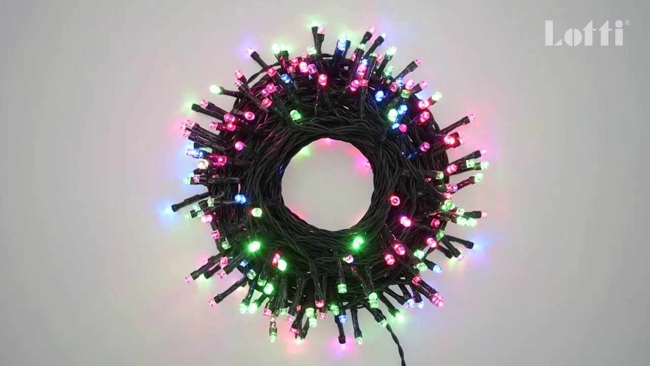 48119 Catena CRAZY RGB 200 LED 4+20m - Lotti Importex - Moments of light