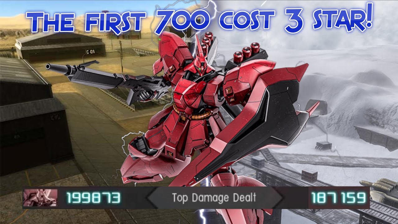 GBO2 Sazabi Prototype: The first 700 cost 3 star!
