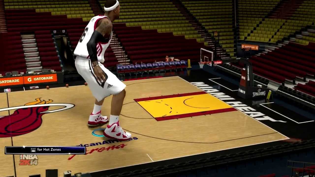NBA 2K14 HEIGHT HACK - 30 FOOT LEBRON JAMES!