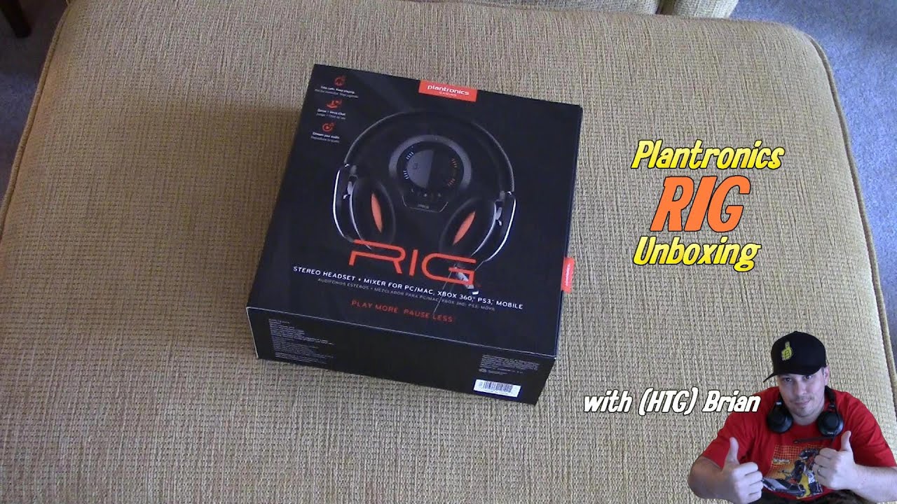Plantronics RIG Headset: Unboxing (First Look) - HTG