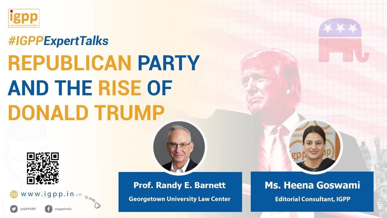 #Live Now : #IGPPExpertTalks Special Series on the #US Presidential Election, 2024!