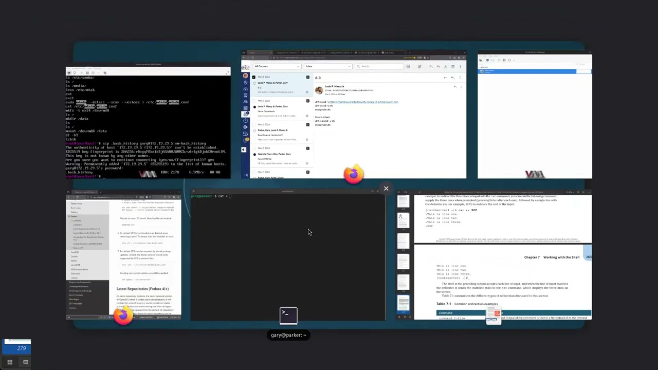 CS140 Chapter7 redirecting output