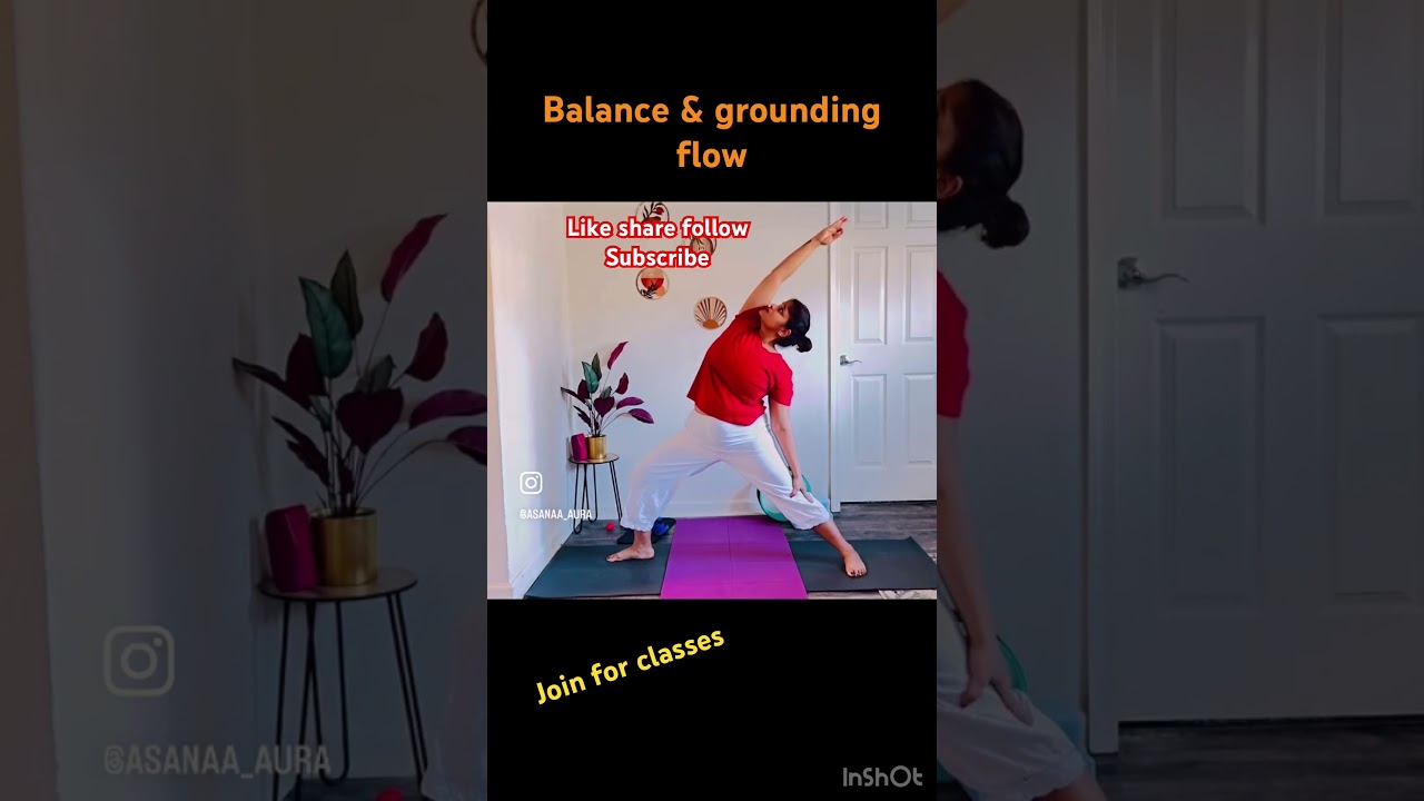 #yogaposesforbeginners #yogaflowforbeginners  #balance #grounding #yogapractitioner #yogareels