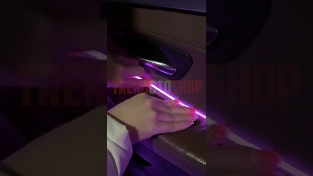 Araç İçi RGB Kontrollü Ambiyans Ledi / @Trendotoshop