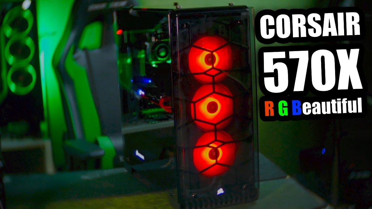 Corsair 570X Case review & PC Build