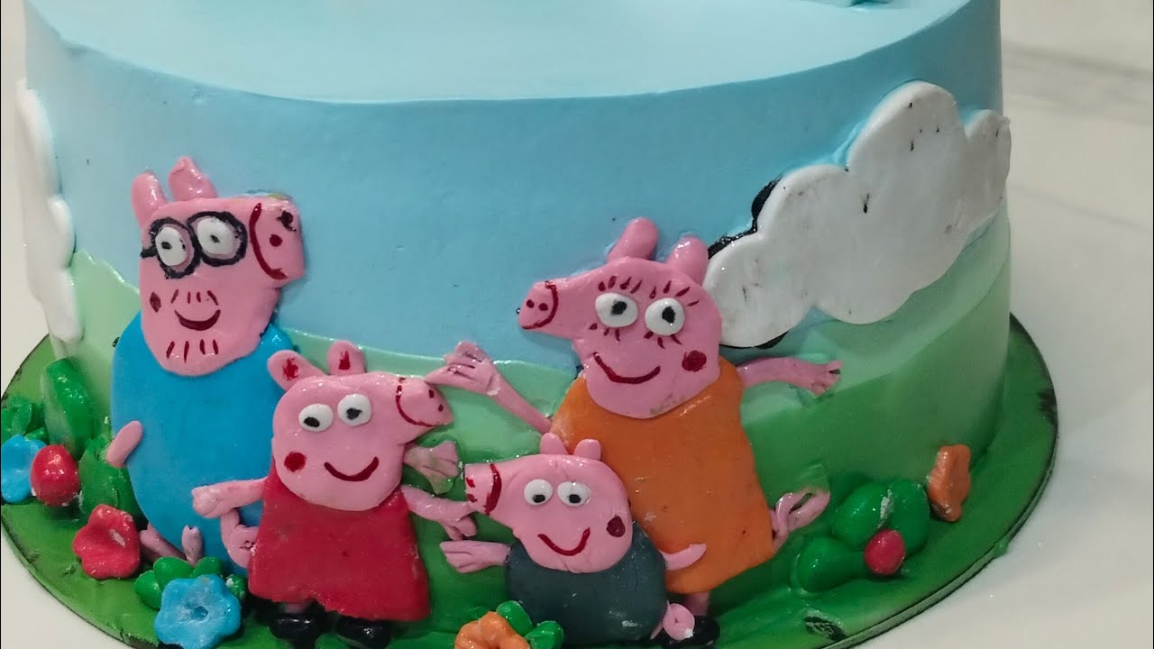 Peppa pig cake/ cartoon cake 