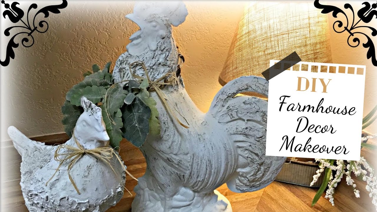 DIY Rooster Kitchen Decor/Trash to Treasure