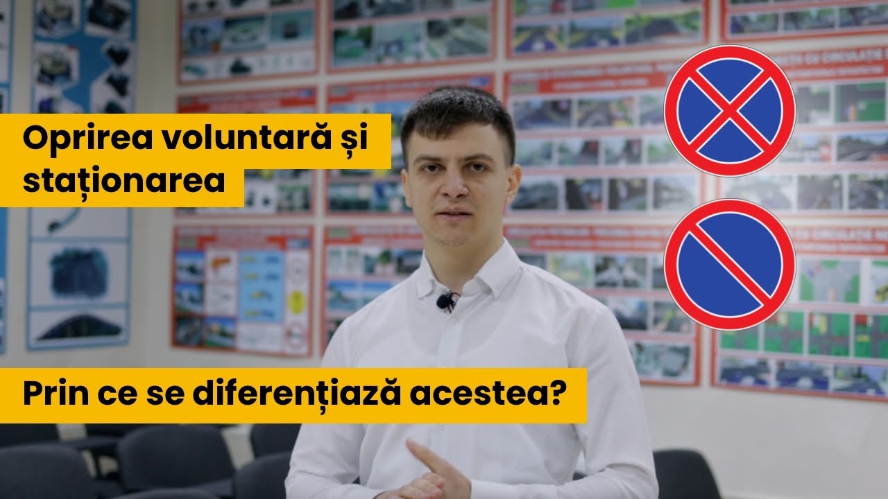 Oprirea voluntară și staționarea vehiculelor. Explicat succint