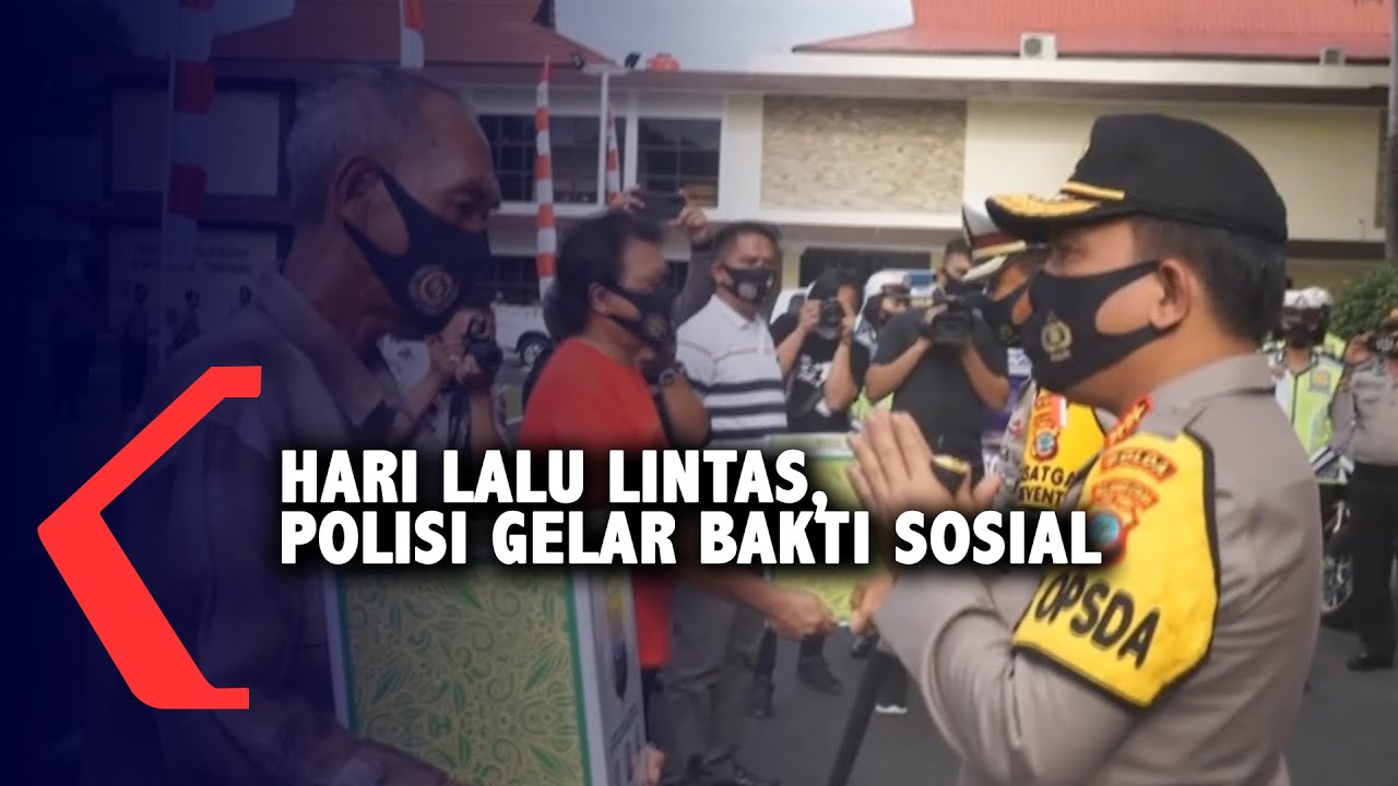 Hari Lalu Lintas, Polisi Gelar Bakti Sosial