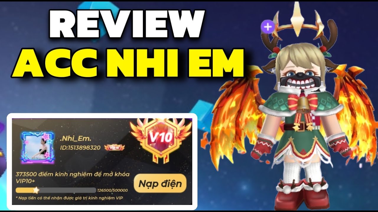 (Blockman Go) Bedwars: Review Acc Nhi Em, Bỏ 18.000Gcube Nâng Cấp Cánh Siêu Vip