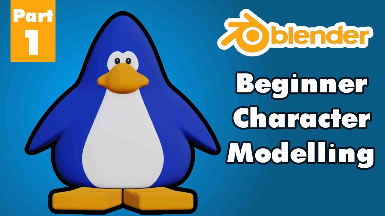 [Beginner Tutorial] How to Create a Club Penguin Character in Blender 3D