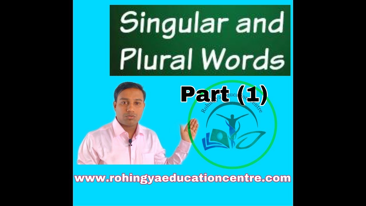Changing Singular to Plural Numbers ( Part-1) #Singular #Plural By Rohingya Education Centre