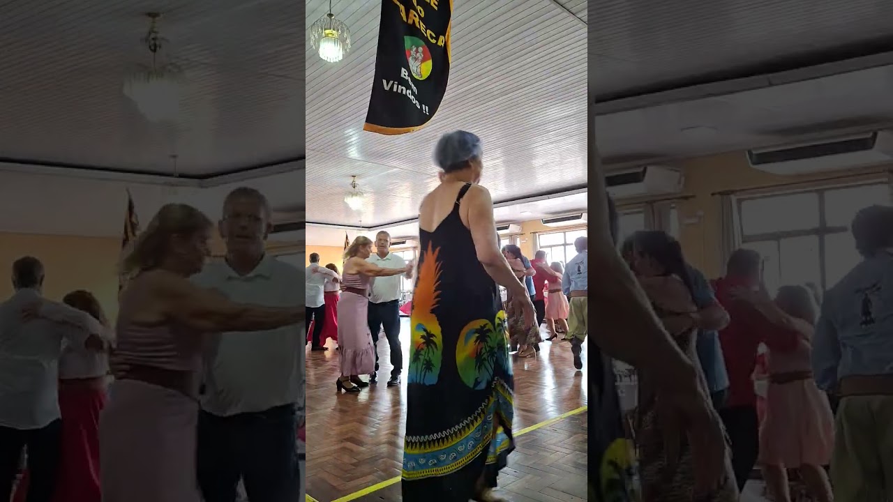 João e Fátima,  dançando no baile do Careca. 