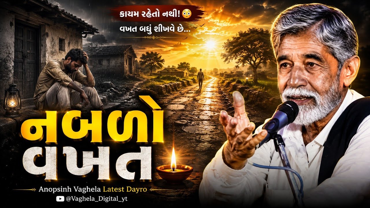 નબળો વખત l Anopsinh vaghela Latest Dayro l @Vaghela_Digital_yt