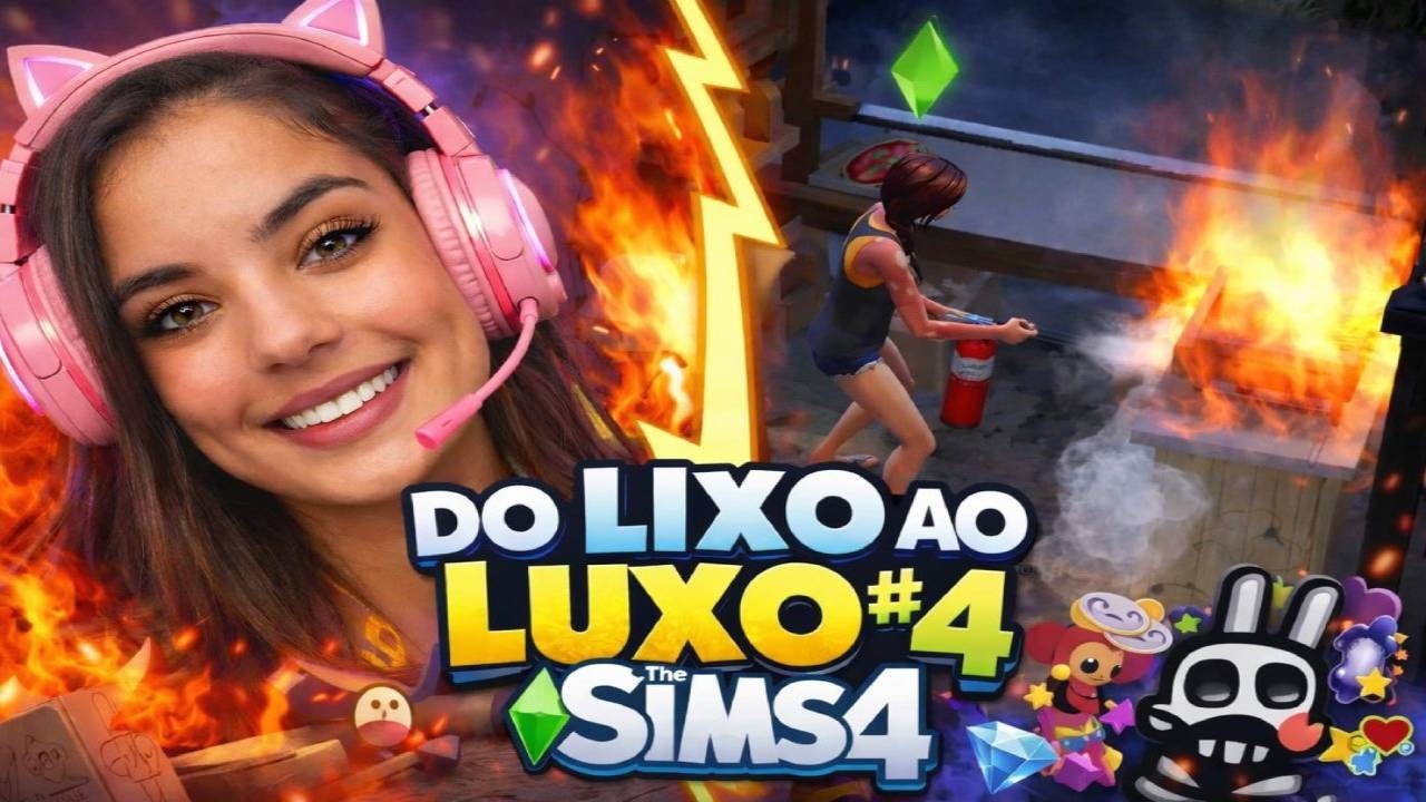 🔥 COMECEI DO LIXO… E AGORA TÔ NAS CHAMAS! 😭🔥 | DO LIXO AO LUXO #4 🔥