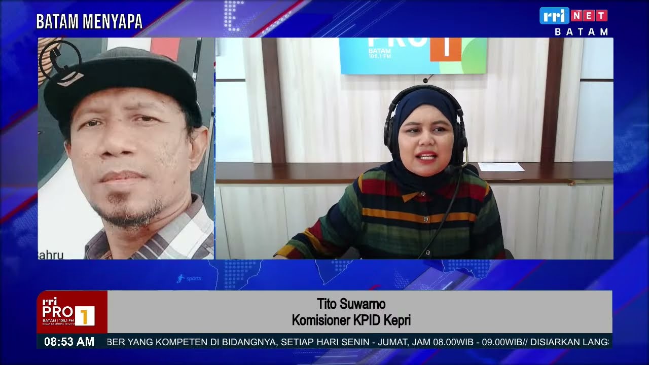 DIALOG BATAM MENYAPA - MENJAGA EKSISTENSI MEDIA PENYIARAN DI KEPRI