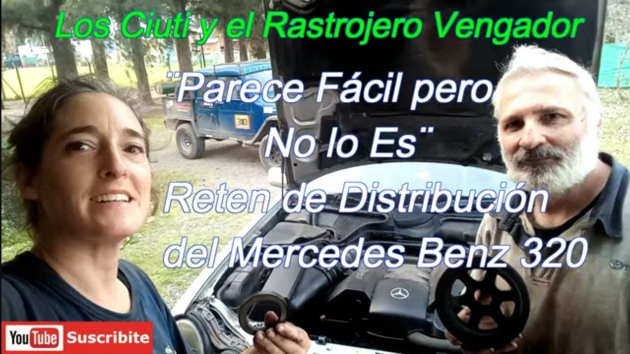 Mercedes Benz 320, Herramientas para cambiar reten de Distribución. Rastrojero Vengador