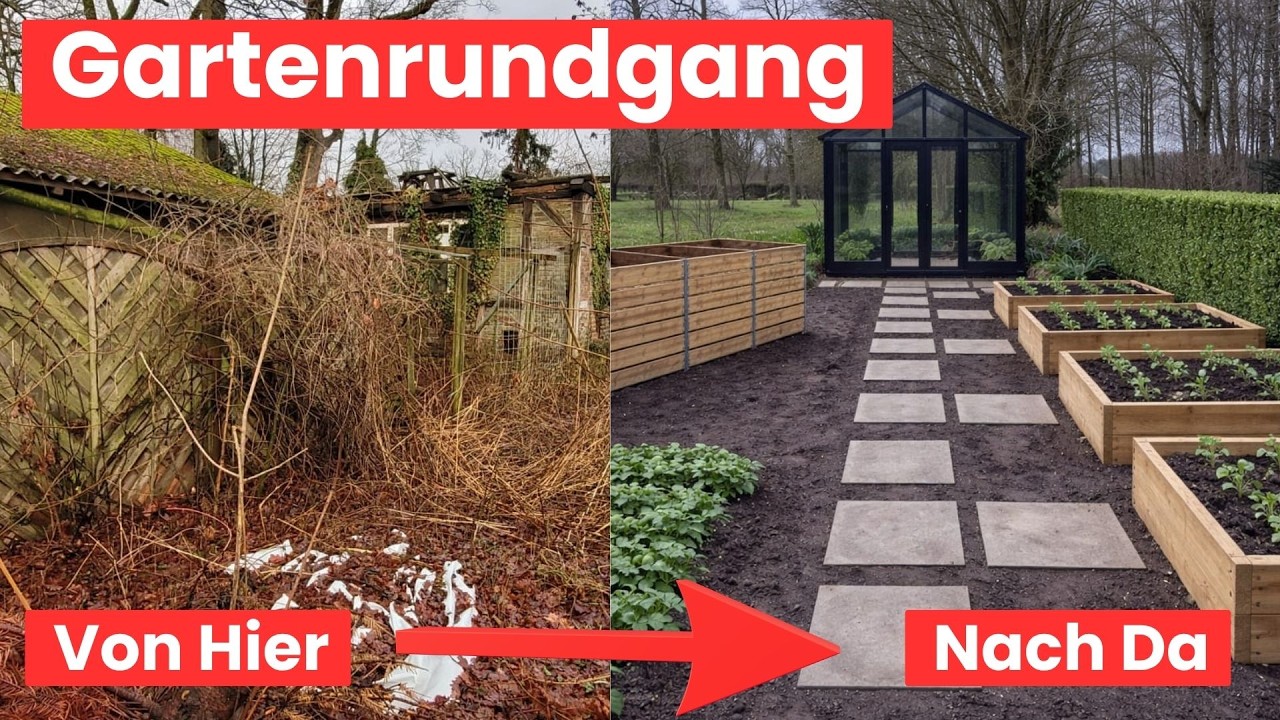 Gartenrundgang - Vom verwahrlosten Grundst&uuml;ck zum Traumgarten im kurzer Zeit