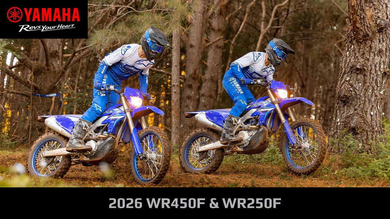 2026 Yamaha WR450F & WR250F