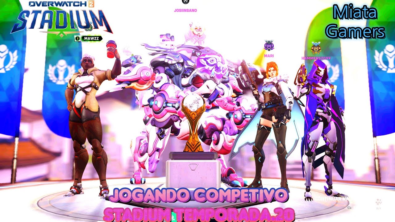 Overwatch 2.miatagamers.temporada.20.jogando.jogo.rápido.competivo.stadium.vitoria.ptbr