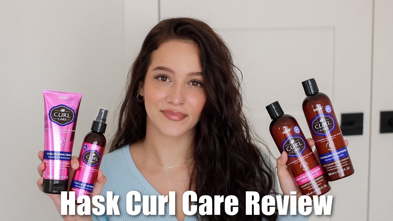 Finally trying the Hask curl line on wavy hair! First impression review