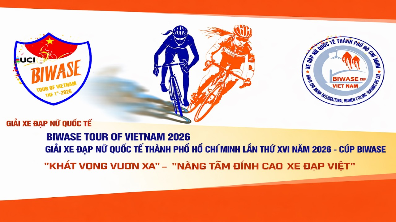 🔴Trực tiếp: GIẢI ĐUA XE ĐẠP NỮ QUỐC TẾ THÀNH PHỐ HỒ CHÍ MINH NĂM 2026 - CÚP BIWASE CHẶNG 2
