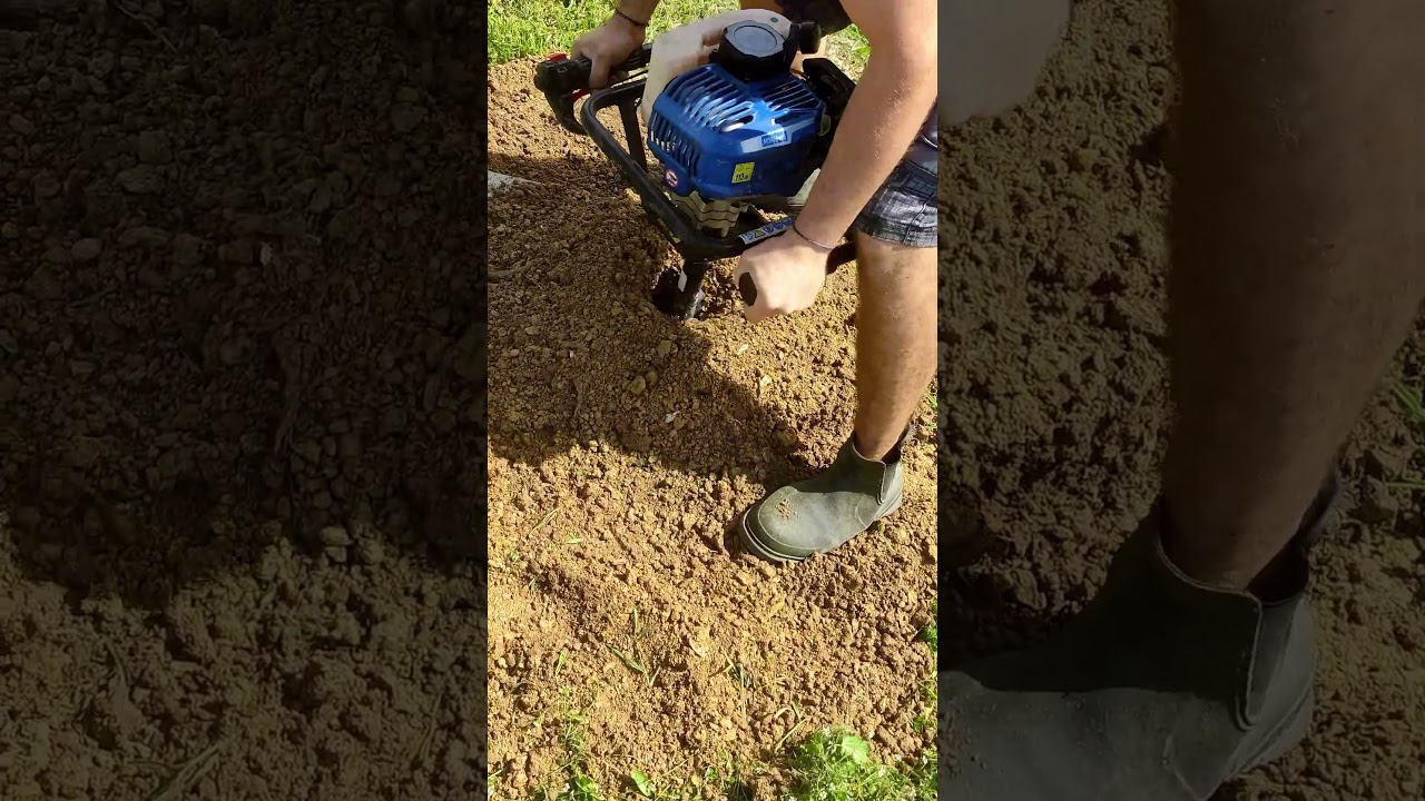 Manual Auger vs Power Auger Dig Test