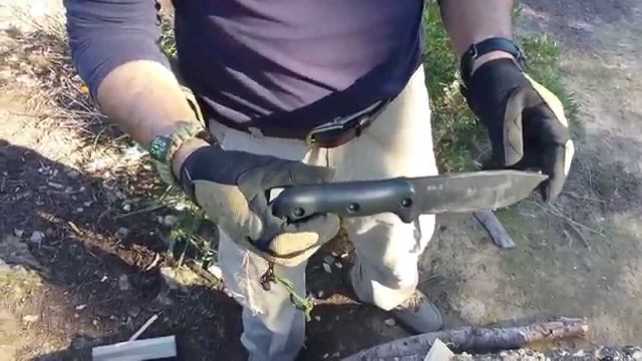 Test Cuchillo BK2 de Ka Bar