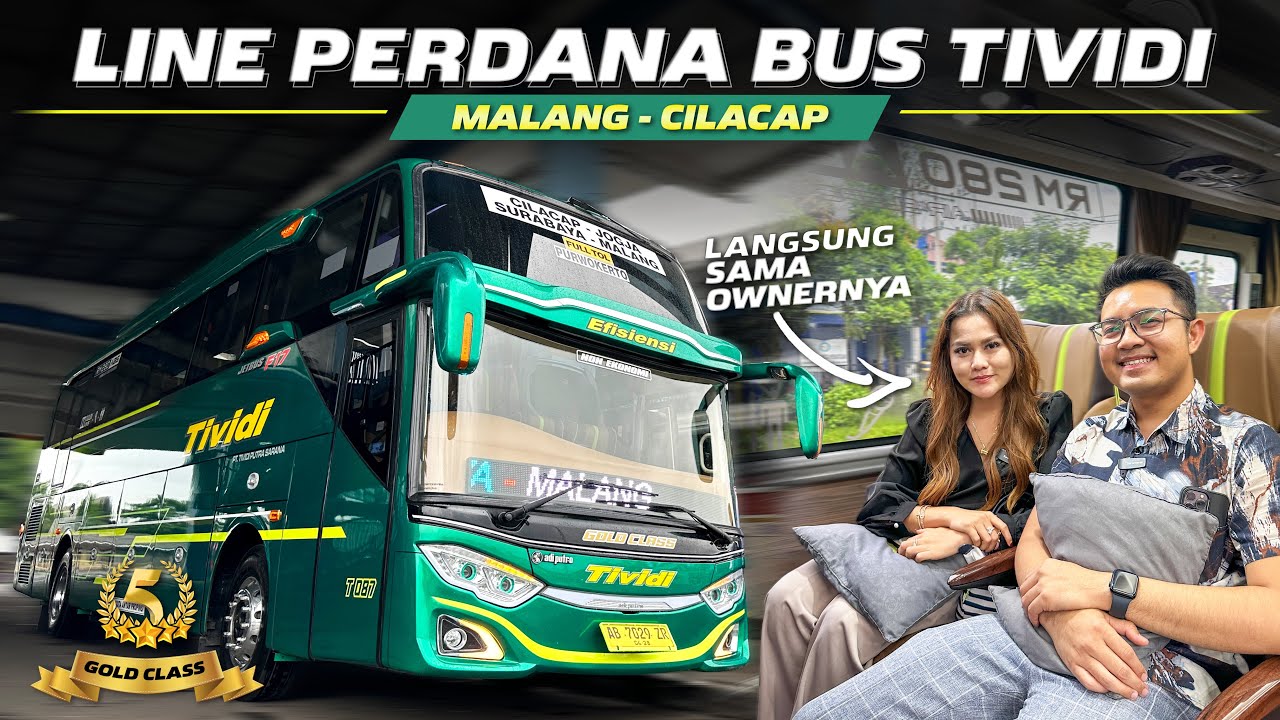 AKHIRNYA TIVIDI BUKA RUTE KE MALANG, MARI KITA COBA‼️Tividi Malang - Cilacap Berangkat Sore