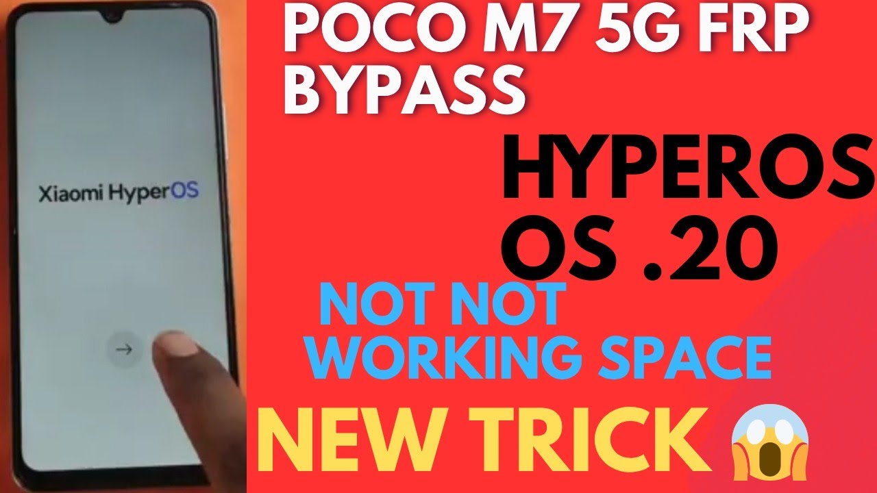 Xiaomi FRP bypass 2026👉 Remove Google account 🔥 without Second space POCO M7 FRP bypass 2026 FRP C75